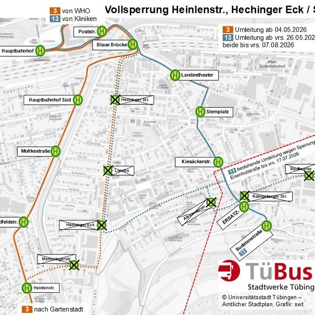 Umleitungsplan